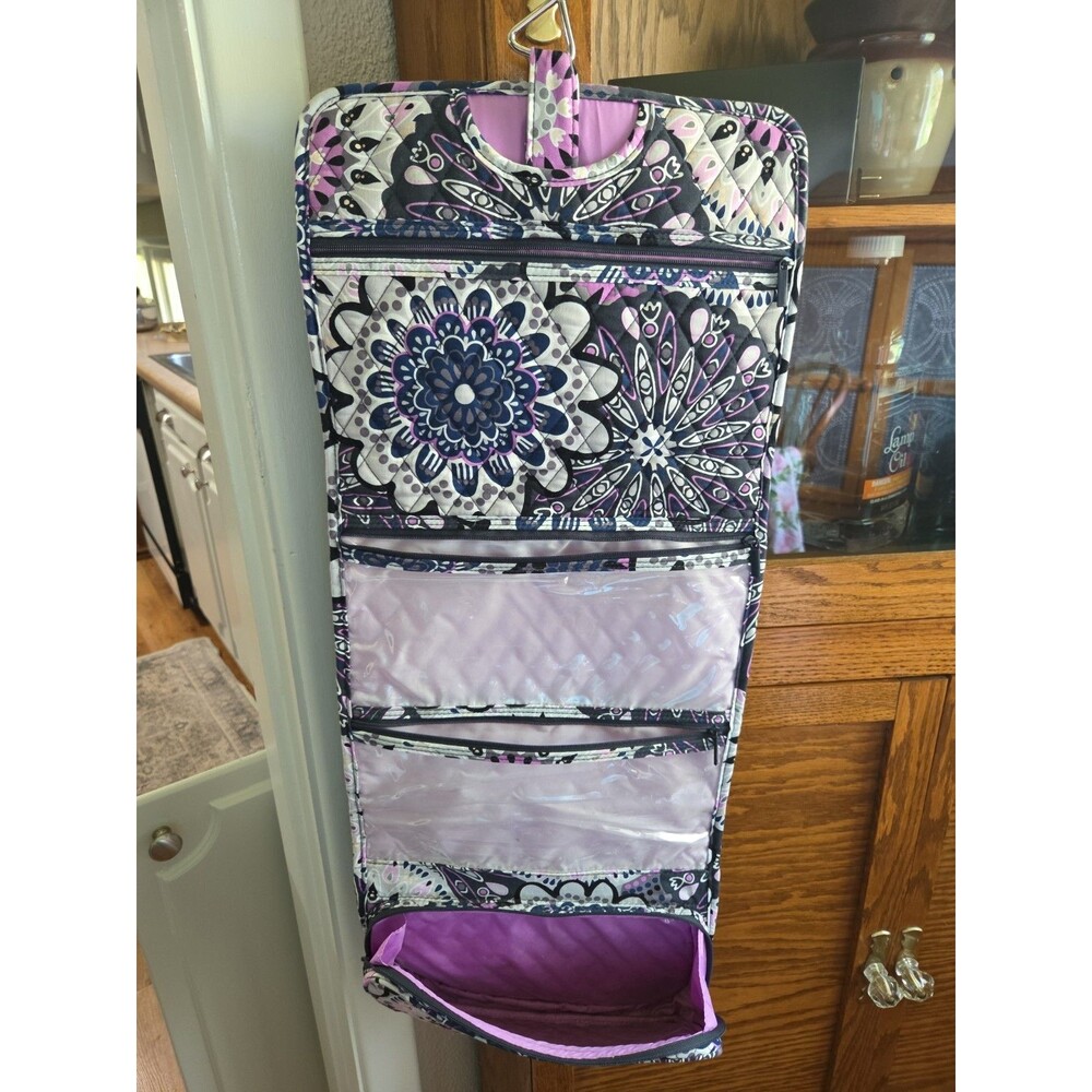 Vera Bradley Mimosa Medallion Hanging Travel Cosmetic Toiletry Organizer Retired